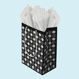 Elegant Modern Golf Boll & Tee Black Noir