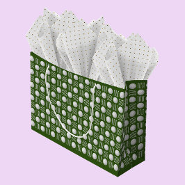 Elegant Modern Golf Boll & Tee Grönt