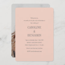 Elegant Modern  Grått Photo Bröllop