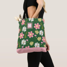 Elegant Modern Grön Rosa Blommig