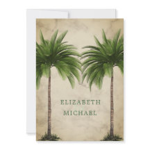 Elegant Modern Grönt Handflatan Formal Champagne B