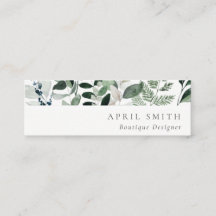 Elegant Modern Grönt Leafy Tropical Foliage Fern