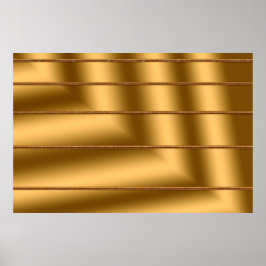 Elegant Modern Guld Gåva Konst Poster