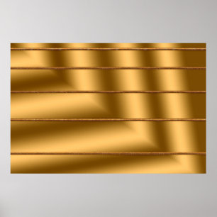 Elegant Modern Guld Gåva Konst Poster