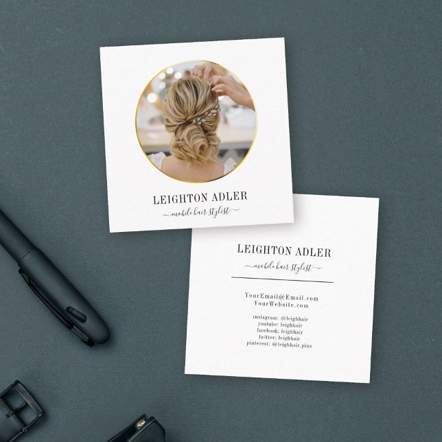 Elegant Modern Guld Hair Stylist-Chic (Skapare uppladdad)