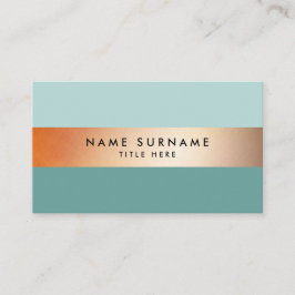 Elegant modern guld- randlugnvisitkort visitkort