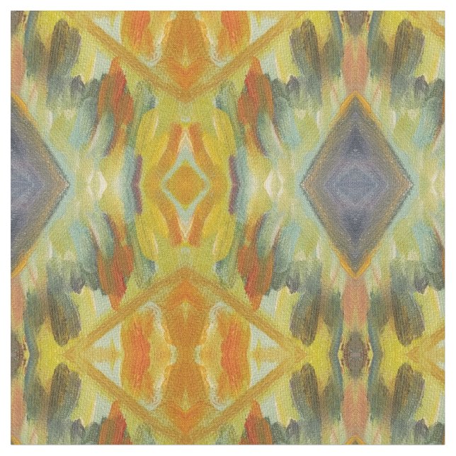 Elegant modern Ikat för diamantTapestry Southwest Tyg (Närbild)