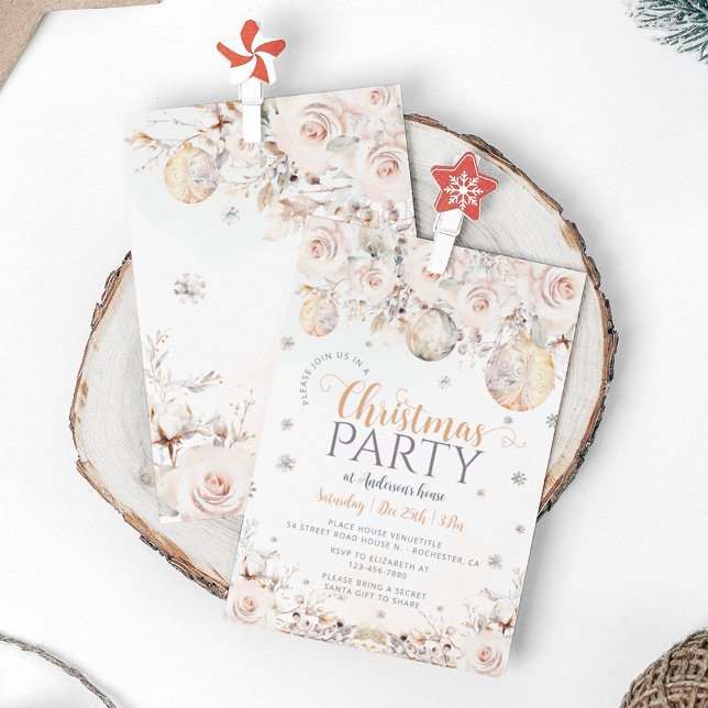 Elegant Modern julfest - inbjudan (Skapare uppladdad)