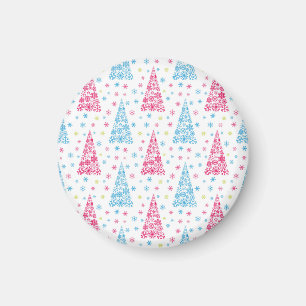 Elegant Modern Julgran Magnet