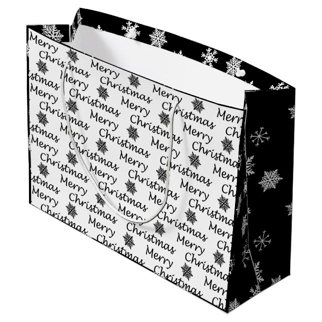 Elegant Modern julklapp La La La La (Baksidan Vinklad)