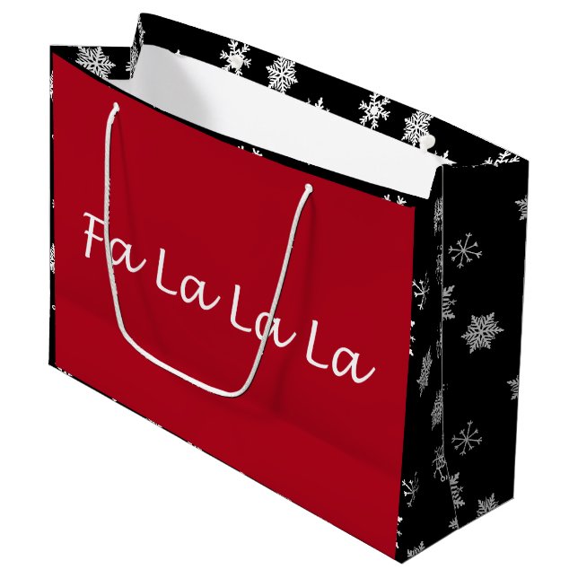 Elegant Modern julklapp - La La La Large Gift B (Framsidan Vinklad)
