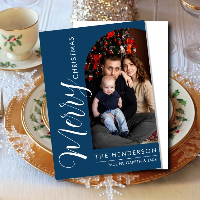 Elegant Modern Julkort för Bilder |God Jul (Skapare uppladdad)