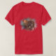 Elegant Modern kardinal Red Template Leopard T Shirt (Design framsida)
