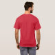 Elegant Modern kardinal Red Template Leopard T Shirt (Hel baksida)