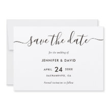 Elegant Modern Kraft Pappra Bröllop