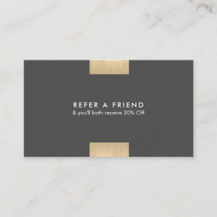 Elegant modern KraftPrinted guld- brytningchic ser Visitkort