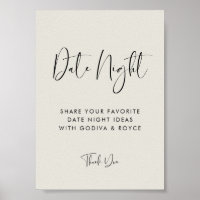 Elegant Modern Light Sage Date night-tankar signer