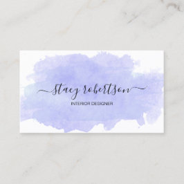 Elegant modern lila insida-designer visitkort