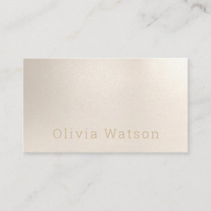 Elegant Modern linen-minimalistisk Professionell Visitkort