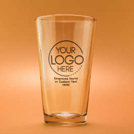 Elegant Modern Logotyp Employee/Company SWAG Glaskopp