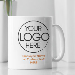 Elegant Modern Logotyp Employee/Company SWAG Orang Kaffemugg