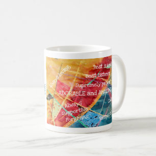 Elegant Modern Lycklig farmors Day Fantastisk Kaffemugg