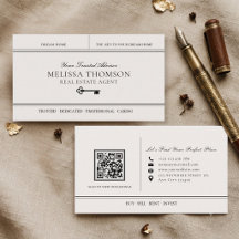 Elegant Modern Lyx Fastighetsmäklare QR-kod