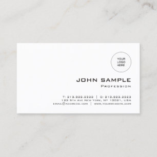 Elegant Modern Mall Logotyp Professionell Visitkort
