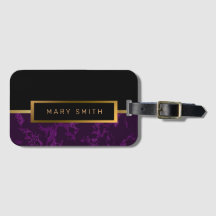 Elegant Modern Marble Black Guld