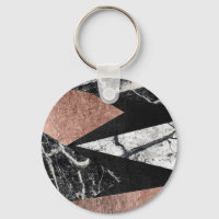 Elegant Modern Marble, Ro Guld och Black Triangle