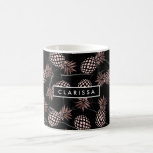 elegant modern marmor panas ro guld kaffemugg