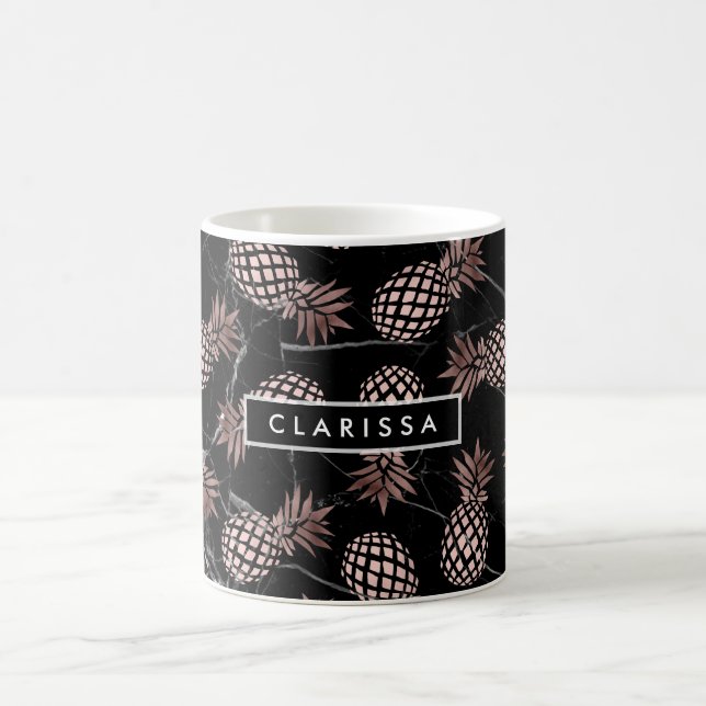 elegant modern marmor panas ro guld kaffemugg (Center)