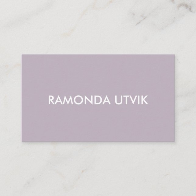 Elegant Modern med QR-kod Visitkort (Framsida)