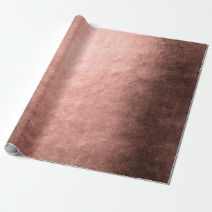 Elegant modern metallik av kopparkoppar i ro guld presentpapper