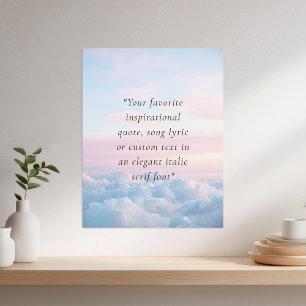 Elegant Modern minimal Anpassningsbar citat Poster