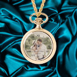elegant modern minimal bild av bröllop armbandsur<br><div class="desc">elegant bröllop dag fotokvinna tittar,  anpassningsbar.</div>