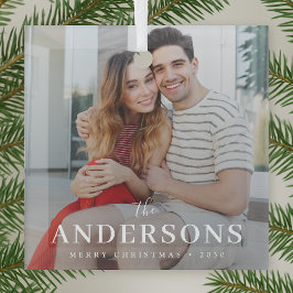 Elegant Modern minimal | Julparafoto Julgransdekoration