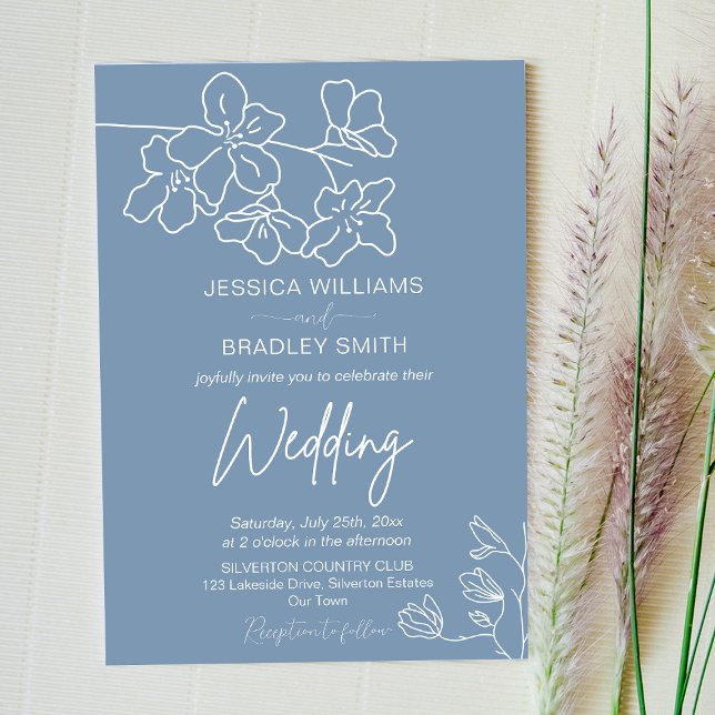 Elegant modern minimal kalligrafi av skript inbjudningar (Skapare uppladdad)