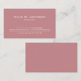 Elegant Modern minimal Personlig Visitkort