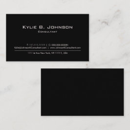 Elegant Modern minimal Personlig Visitkort