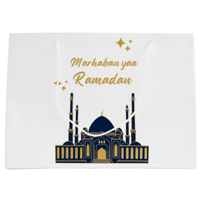 Elegant Modern Minimal Ramadan-hälsning (Framsidan)