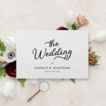 Elegant Modern Minimalist Bröllop