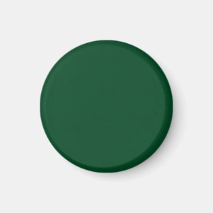 Elegant Modern Minimalist Forest Grönt Magnet