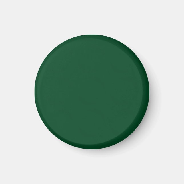 Elegant Modern Minimalist Forest Grönt Magnet (Framsidan)