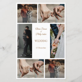 Elegant modern minimalist fotobrollopsprogram