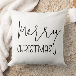 Elegant Modern Minimalist God jul Kudde