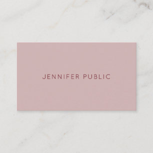 Elegant Modern Minimalist Template Trend Färg Visitkort
