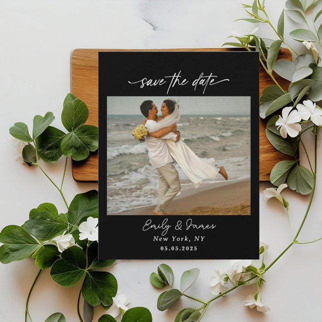 Elegant modern minimalistisk chic unik spara datumet (Skapare uppladdad)