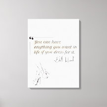 Elegant Modern minimalistisk kvinnlig kvinna