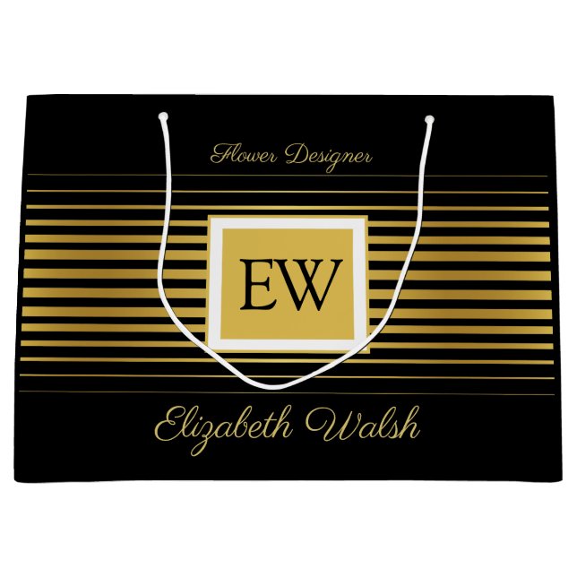 Elegant Modern Minimalistisk utmattning av Guld Li (Framsidan)